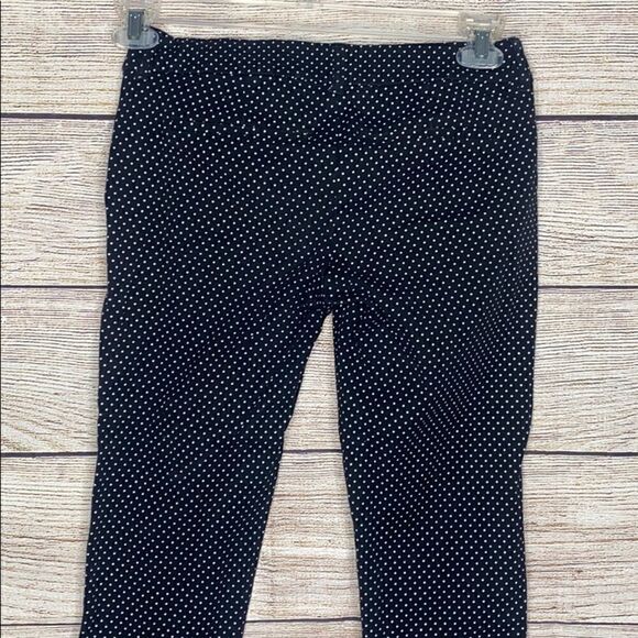 Old Navy Straight Leg Skinny Black Dot Pant - Picture 3 of 6